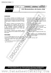 LC66354A datasheet pdf SANYO