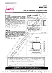 LC66P408 datasheet pdf SANYO
