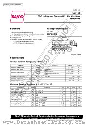 LC7150 datasheet pdf SANYO