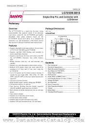 LC7233N-8818 datasheet pdf SANYO