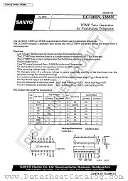 LC7366N datasheet pdf SANYO