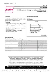 LC7536R datasheet pdf SANYO