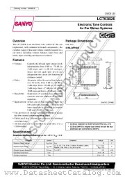 LC75382E datasheet pdf SANYO