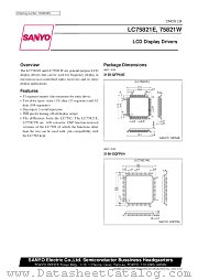 LC75821W datasheet pdf SANYO
