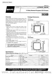 LC75823E datasheet pdf SANYO
