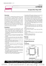 LC78624E datasheet pdf SANYO