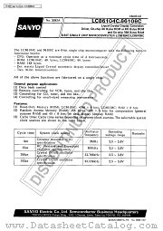 LC86108C datasheet pdf SANYO