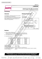 LC86E4564 datasheet pdf SANYO