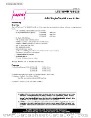 LC876662B datasheet pdf SANYO