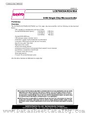 LC8766B2A datasheet pdf SANYO
