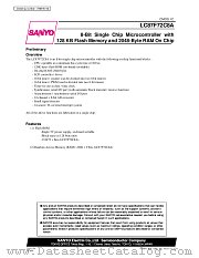 LC87F72C8A datasheet pdf SANYO