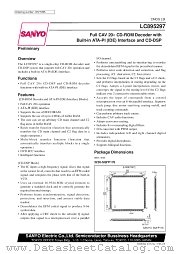 LC895297 datasheet pdf SANYO