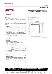 LC895994 datasheet pdf SANYO