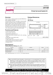 LV1150 datasheet pdf SANYO