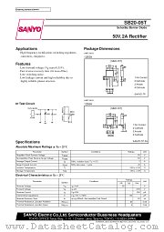 SB20-05T datasheet pdf SANYO