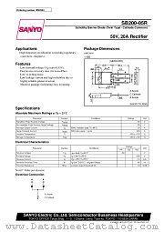 SB200-05R datasheet pdf SANYO