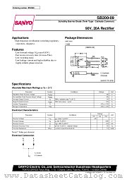 SB200-09 datasheet pdf SANYO
