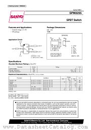 SPM3205 datasheet pdf SANYO
