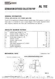 AL112 datasheet pdf SGS-ATES