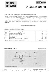 BF679M datasheet pdf SGS-ATES