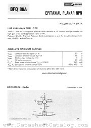 BFQ88A datasheet pdf SGS-ATES