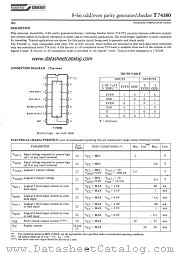 T74180 datasheet pdf SGS-ATES