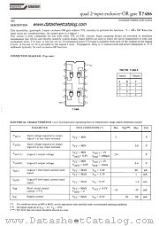 T7486 datasheet pdf SGS-ATES