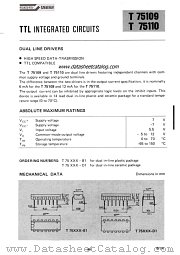 T75109 datasheet pdf SGS-ATES