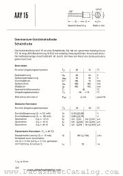 AAY15 datasheet pdf Siemens