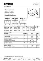 BAR63-05W datasheet pdf Siemens