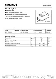 BBY53-02W datasheet pdf Siemens