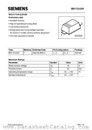 BBY55-02W datasheet pdf Siemens