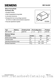 BBY56-02W datasheet pdf Siemens