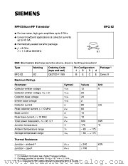 BFQ82 datasheet pdf Siemens