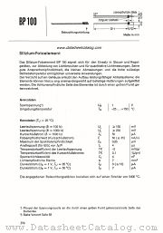 BP100 datasheet pdf Siemens
