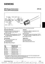 BPX38-3 datasheet pdf Siemens