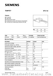 BTS132 datasheet pdf Siemens
