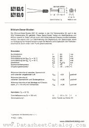 BZY83/C6V8 datasheet pdf Siemens