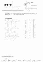 FP20P47 datasheet pdf Siemens