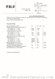FP30L47 datasheet pdf Siemens