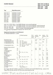 FZH111A datasheet pdf Siemens