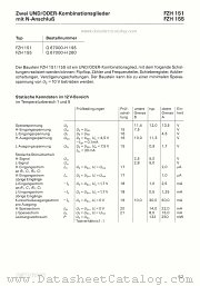 FZH151 datasheet pdf Siemens