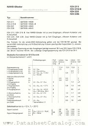 FZH231 datasheet pdf Siemens