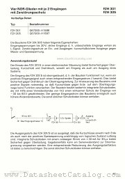 FZH305 datasheet pdf Siemens