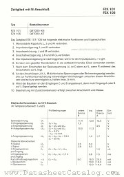 FZK101 datasheet pdf Siemens