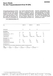 GAO50 datasheet pdf Siemens