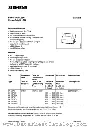 LAE675-U1 datasheet pdf Siemens