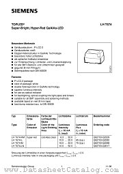 LHT674-KM datasheet pdf Siemens