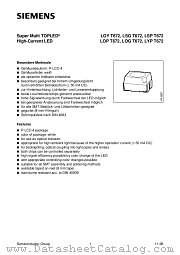 LSPT672-L datasheet pdf Siemens