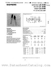 LY5180-GK datasheet pdf Siemens